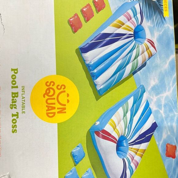 Inflatable Cornhole Pool Game - Sun Squad - Picture 2 of 3